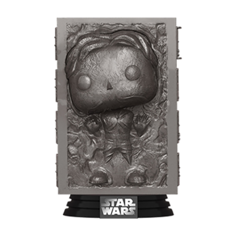 PRECOMENZI - Star Wars POP! Movies Vinyl Figure Han in Carbonite Empire Strikes Back 40th Anniversary 9 cm
