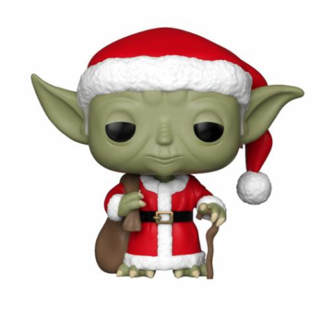 Collectibles - Star Wars POP! Vinyl Bobble-Head Holiday Santa Yoda 9 cm