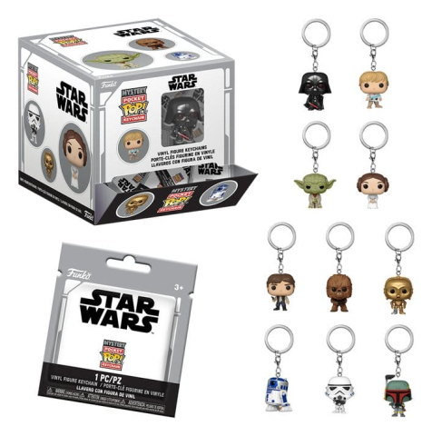Star Wars POP! Vinyl Keychains 4 cm Display (12) [1]