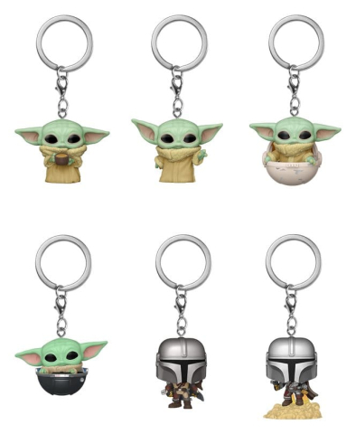 Fashion & Accessories - Star Wars POP! Vinyl Keychains The Mandalorian 4 cm Display (12)
