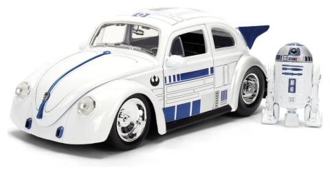 Noutati - Star Wars R2-D2 VW Drag Beetle 1959 Jada 1:24 + Figurina