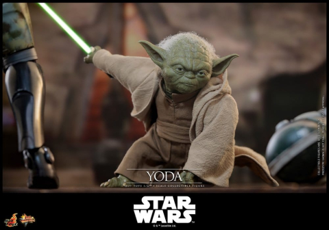 PRECOMENZI - Star Wars: Revenge of the Sith Movie Masterpiece Action Figure 1/6 Yoda 14 cm