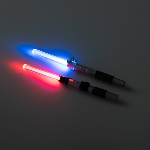 Star Wars Set of 2 Lightsaber Pens Luke Skywalker & Darth Vader [2]