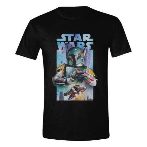 PRECOMENZI - Star Wars T-Shirt Boba Fett Poster Size XL