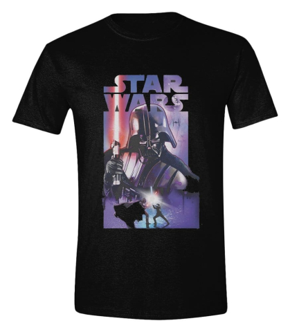 PRECOMENZI - Star Wars T-Shirt Darth Vader Poster Size L