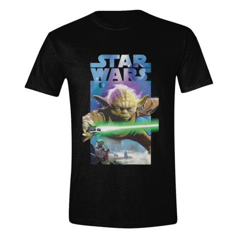 PRECOMENZI - Star Wars T-Shirt Yoda Poster Size XL