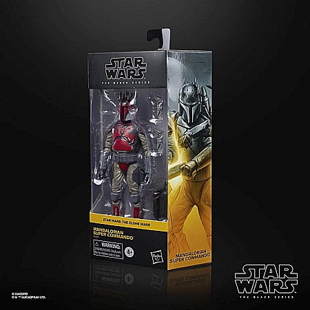 Star Wars figurine - Star Wars The Black Series Mandalorian Super Commando 15cm