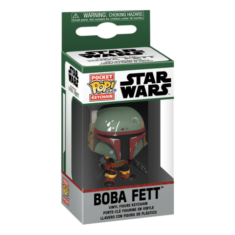 PRECOMENZI - Star Wars The Book of Boba Fett Pocket POP! Vinyl Keychains 4 cm Boba Fett Display (12)