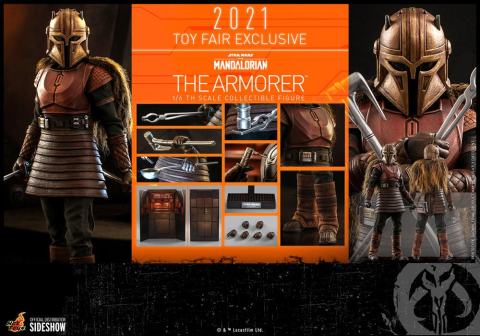 Star Wars The Mandalorian Action Figure 1/6 The Armorer 2021 Toy Fair Exclusive 29 cm [18]