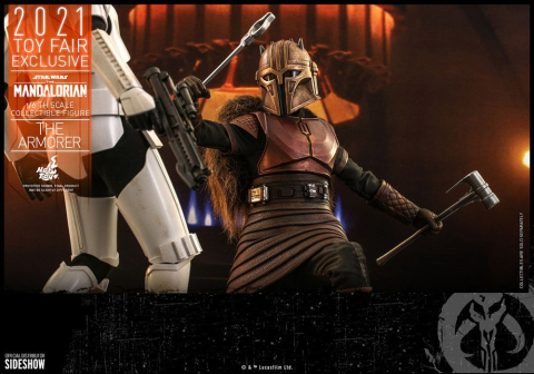 Star Wars The Mandalorian Action Figure 1/6 The Armorer 2021 Toy Fair Exclusive 29 cm [15]