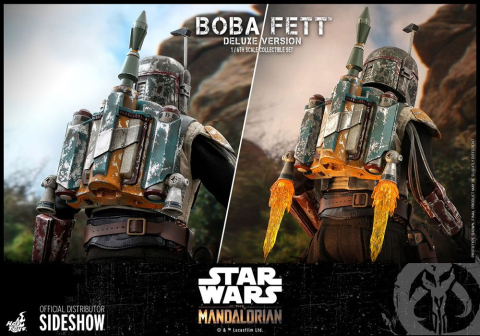 Star Wars The Mandalorian Action Figure 2-Pack 1/6 Boba Fett Deluxe 30 cm [22]
