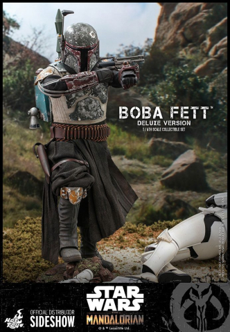 Star Wars The Mandalorian Action Figure 2-Pack 1/6 Boba Fett Deluxe 30 cm [8]