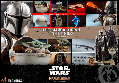 Star Wars The Mandalorian Action Figure 2-Pack 1/6 The Mandalorian & The Child Deluxe 30 cm [26]