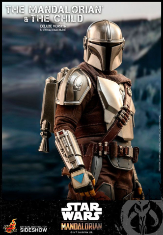 Star Wars The Mandalorian Action Figure 2-Pack 1/6 The Mandalorian & The Child Deluxe 30 cm [8]