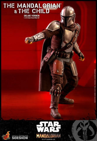 Star Wars The Mandalorian Action Figure 2-Pack 1/6 The Mandalorian & The Child Deluxe 30 cm [7]