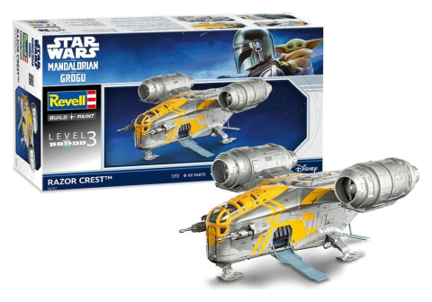 Jucarii - Star Wars The Mandalorian and Grogu Revell Model Kit 1/72 Razor Crest 34 cm