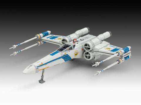 Jucarii - Star Wars The Mandalorian and Grogu Revell Model Set Model Kit 1/57 New Republic X-Wing Fighter 22 cm