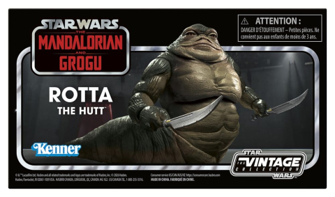 Star Wars: The Mandalorian and Grogu Vintage Collection Action Figure Rotta the Hutt 10 cm [9]