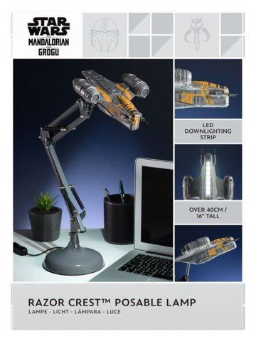 Star Wars: The Mandalorian Desk Lamp Razor Crest Posable [1]
