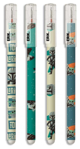 Casa si Cadouri - Star Wars: The Mandalorian Erasable Pens Set (4)