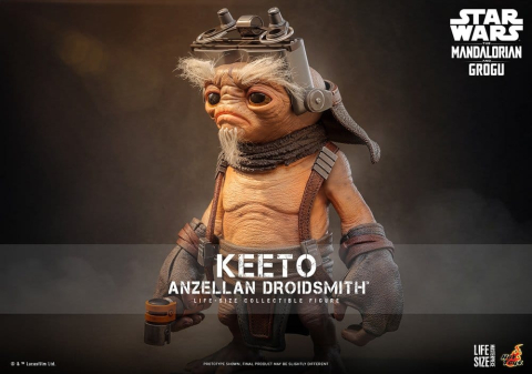 PRECOMENZI - Star Wars: The Mandalorian & Grogu Life-Size Masterpiece Life-Size Figure Keeto (Anzellan Droidsmith) 26 cm