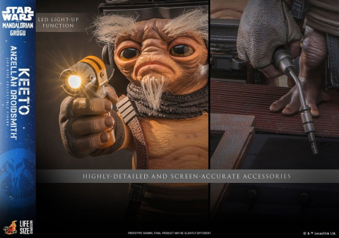 Star Wars: The Mandalorian & Grogu Life-Size Masterpiece Life-Size Figure Keeto (Anzellan Droidsmith) 26 cm [4]