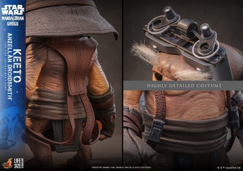 Star Wars: The Mandalorian & Grogu Life-Size Masterpiece Life-Size Figure Keeto (Anzellan Droidsmith) 26 cm [3]