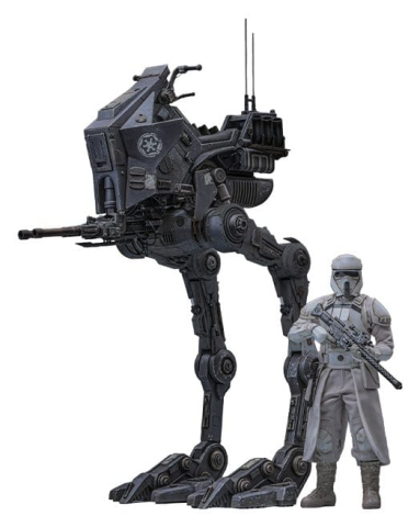 PRECOMENZI - Star Wars: The Mandalorian & Grogu Movie Masterpiece Action Figure Set 1/6 Imperial Remnant AT-RT Driver & AT-RT 60 cm