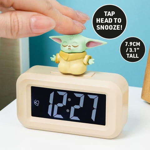 PRECOMENZI - Star Wars: The Mandalorian Icon Mini Alarm Clock Grogu