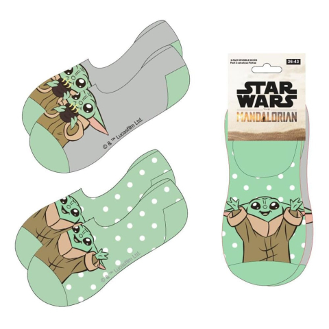 Fashion & Accessories - Star Wars: The Mandalorian no-show socks 2-packs 38-45