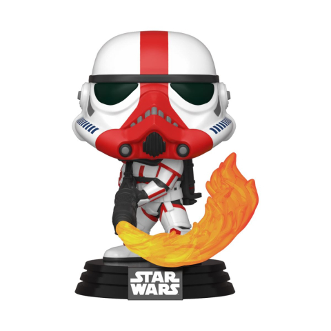 Collectibles - Star Wars The Mandalorian POP! TV Vinyl Figure Incinerator Stormtrooper 9 cm