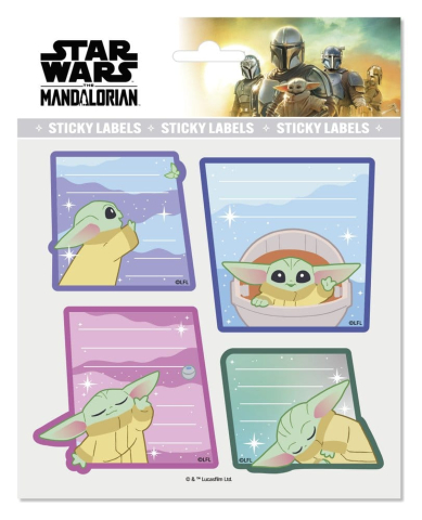 Casa si Cadouri - Star Wars: The Mandalorian Premium Self-Adhesive Labels Grogu
