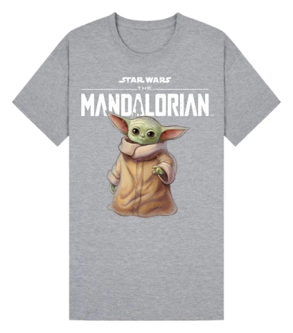 Fashion & Accessories - Star Wars The Mandalorian T-Shirt Grogu Pose Size S
