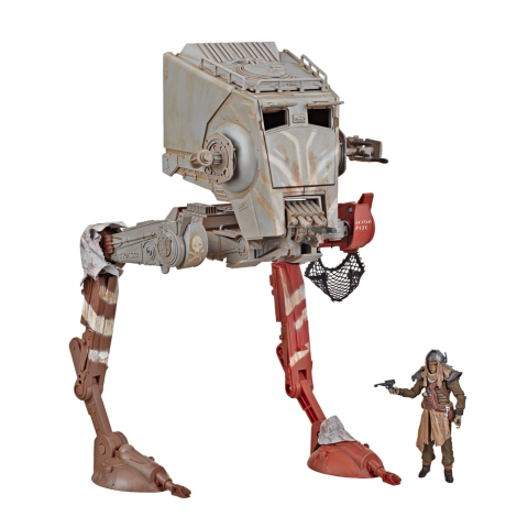PRECOMENZI - Star Wars The Mandalorian Vintage Collection Vehicle AT-ST Raider & Klatooinian