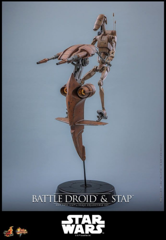Star Wars: The Phantom Menace Movie Masterpiece Action Figure Set 1/6 Battle Droid & STAP 32 cm [7]