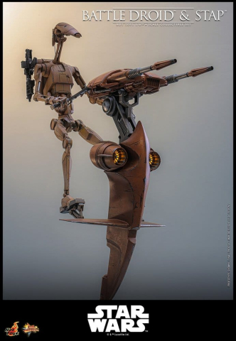 Star Wars: The Phantom Menace Movie Masterpiece Action Figure Set 1/6 Battle Droid & STAP 32 cm [9]