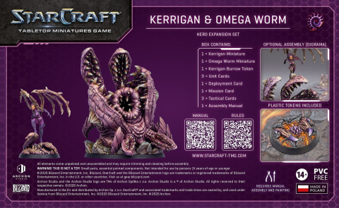 Board Games - StarCraft Kerrigan & Omega Worm - Extensie cu Miniaturi Zerg