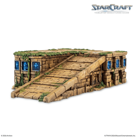 StarCraft Lost Temple Ramp Expansion Set - Teren 3D pentru Miniaturi [1]