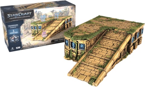 Board Games - StarCraft Lost Temple Ramp Expansion Set - Teren 3D pentru Miniaturi