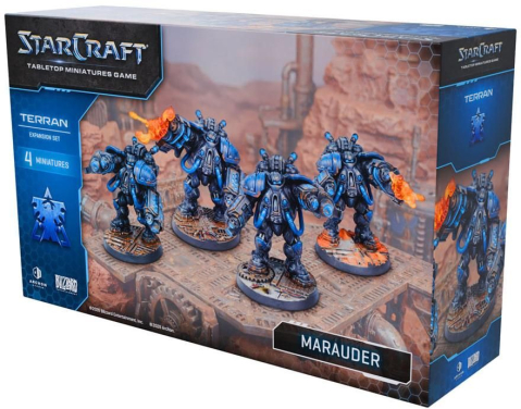 Noutati - StarCraft Marauder - Extensie cu 4 Miniaturi Terran