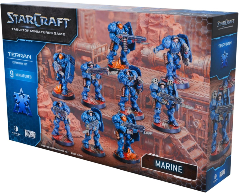 Board Games - StarCraft Marine - Extensie cu 9 Miniaturi Terran