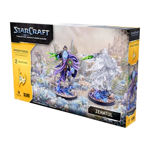 Board Games - StarCraft Protoss Zeratul Hero Expansion Set - 2 Miniaturi - Engleza