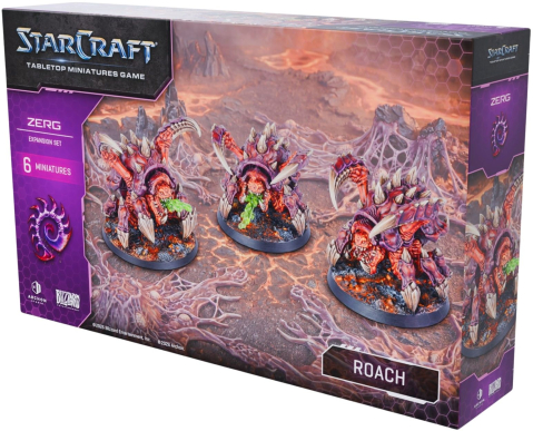 Noutati - StarCraft Roach - Extensie cu 6 Miniaturi Zerg
