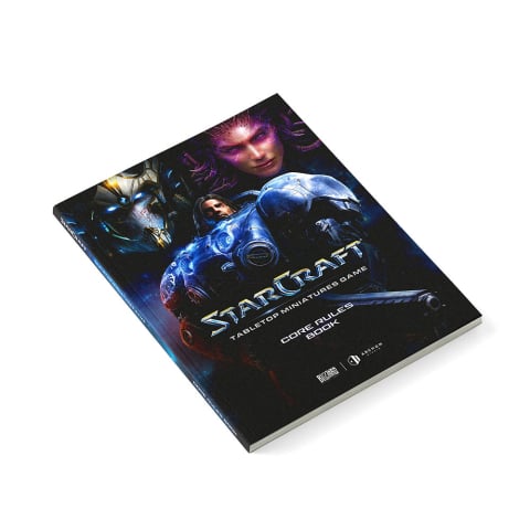 Board Games - StarCraft Tabletop Miniatures Game Core Rulebook - Regulament 128 Pagini
