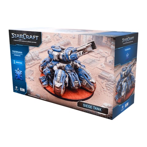 Board Games - StarCraft Terran Siege Tank Expansion Set - Miniatura Tanc de Asediu