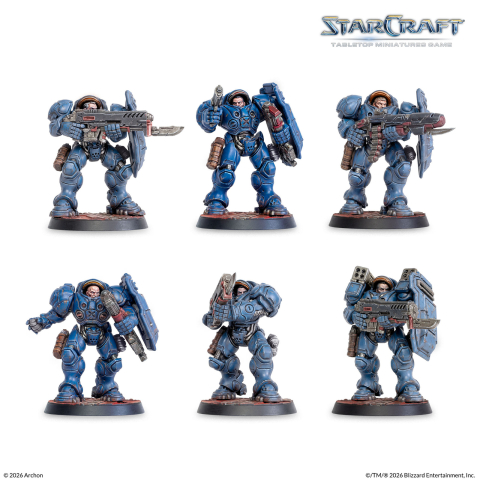 StarCraft Terran Starter Set - 17 Miniaturi [4]