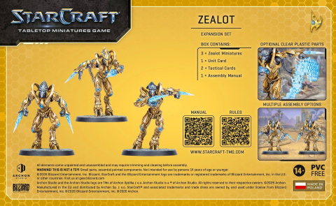 StarCraft Zealot - Extensie cu 3 Miniaturi Protoss [1]