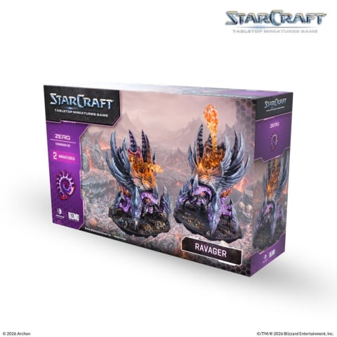 Board Games - StarCraft Zerg Ravager Expansion Set - 2 Miniaturi