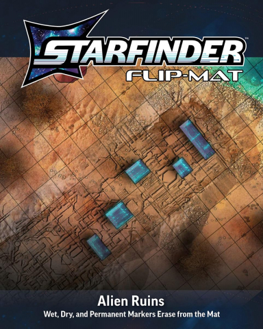 Pathfinder si Starfinder RPG - Starfinder Flip-Mat: Alien Ruins