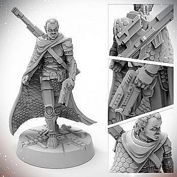 Accesorii pentru boardgames - Starfinder Half-Elf Operative